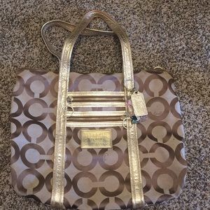 Gold Coach Purse w/Modern C’s